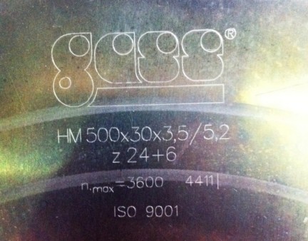 Пила дисковая 400х50х z18+4 (СМД-1)
